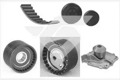 Водяной насос + комплект зубчатого ремня HUTCHINSON купить